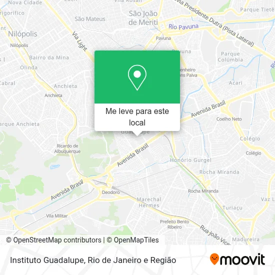 Instituto Guadalupe mapa