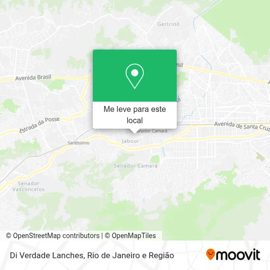 Di Verdade Lanches mapa
