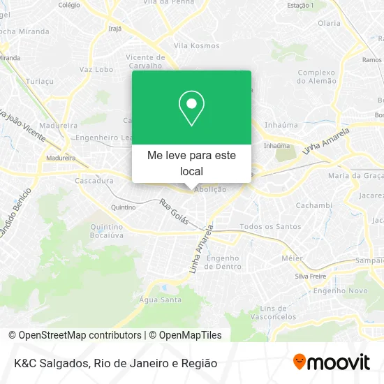 K&C Salgados mapa