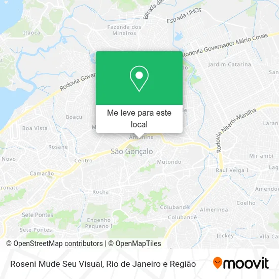 Roseni Mude Seu Visual mapa