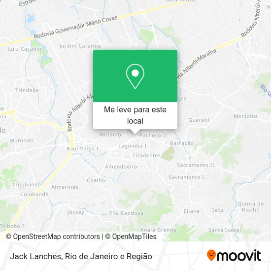 Jack Lanches mapa