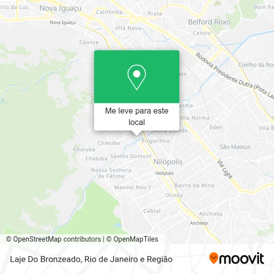 Laje Do Bronzeado mapa