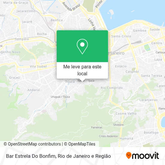 Bar Estrela Do Bonfim mapa
