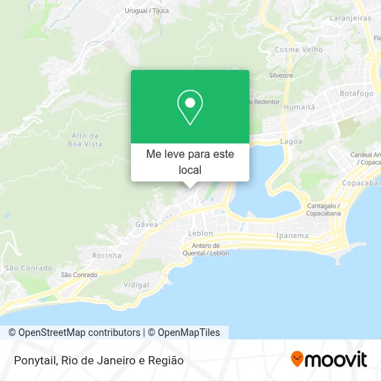 Ponytail mapa