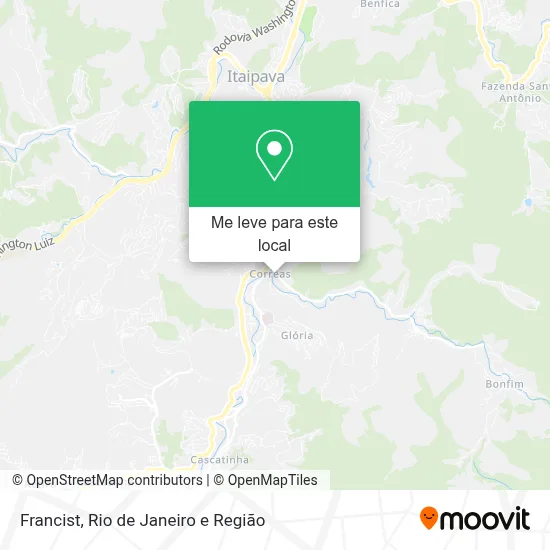 Francist mapa