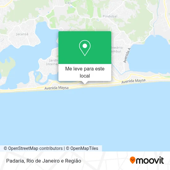 Padaria mapa