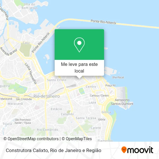 Construtora Calixto mapa