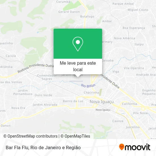 Bar Fla Flu mapa