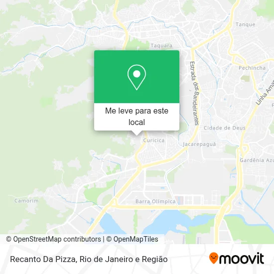 Recanto Da Pizza mapa