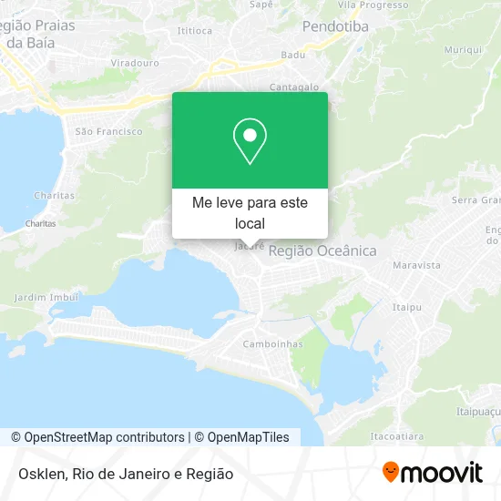 Osklen mapa