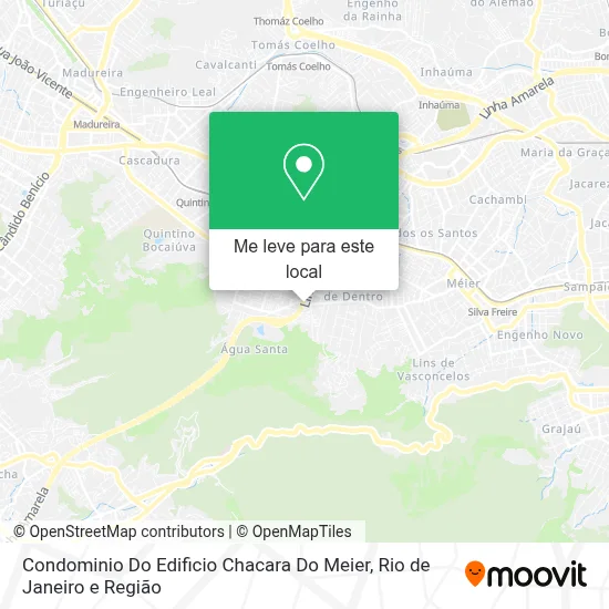 Condominio Do Edificio Chacara Do Meier mapa