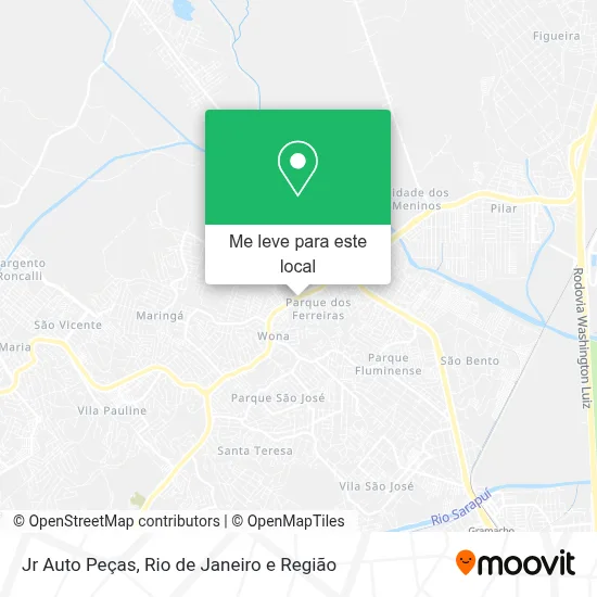 Jr Auto Peças mapa