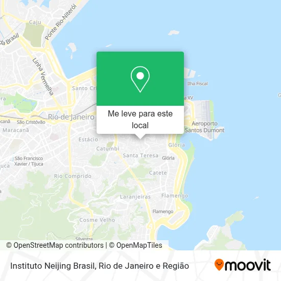 Instituto Neijing Brasil mapa