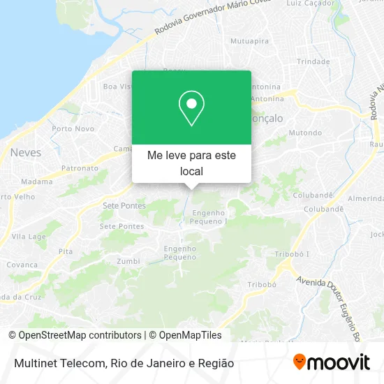 Multinet Telecom mapa