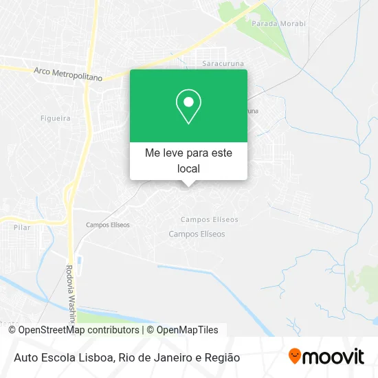 Auto Escola Lisboa mapa