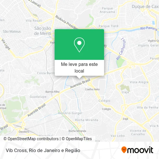 Vib Cross mapa