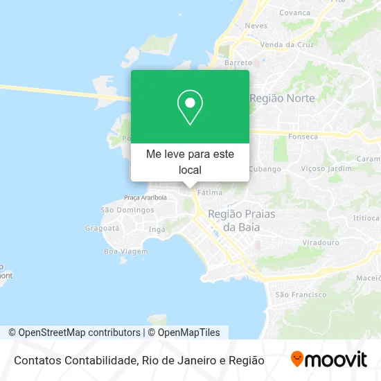 Contatos Contabilidade mapa