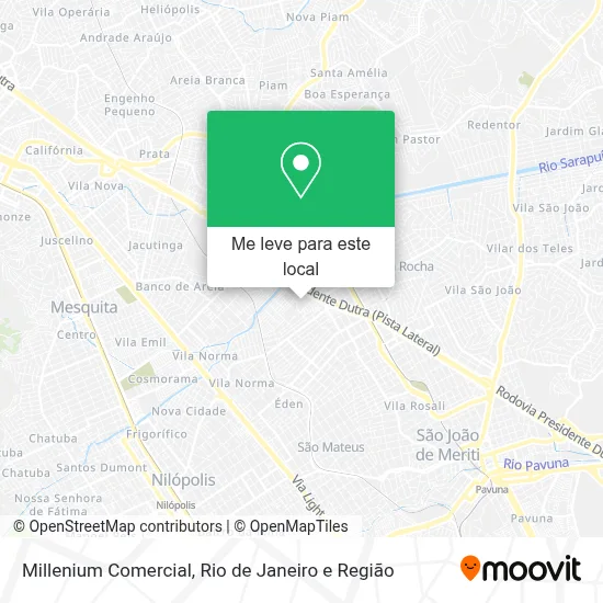 Millenium Comercial mapa