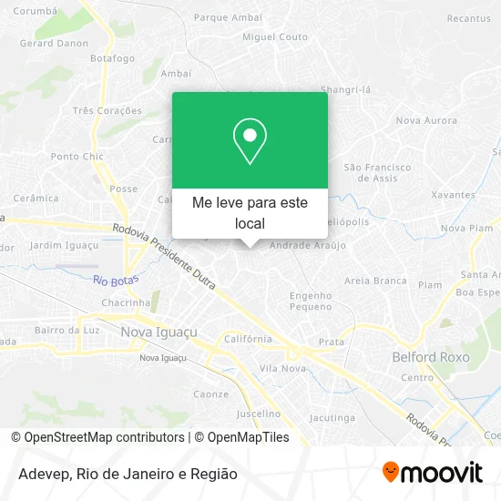 Adevep mapa