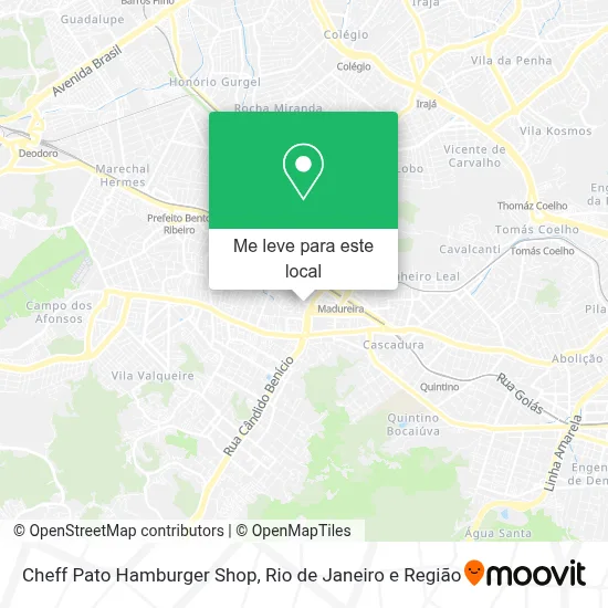 Cheff Pato Hamburger Shop mapa