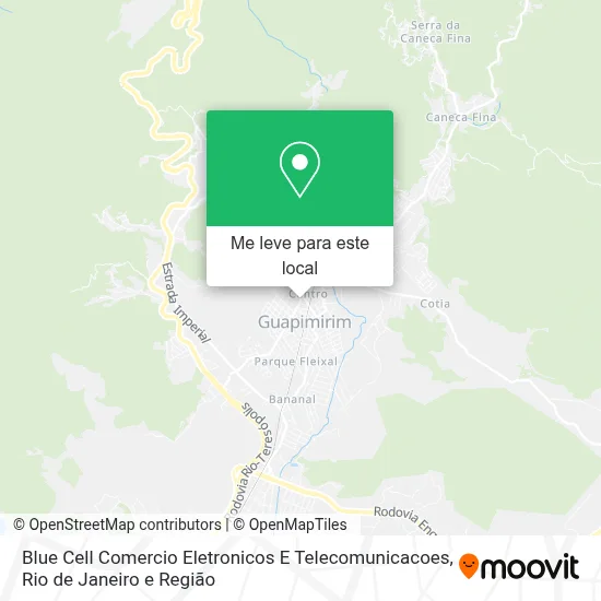 Blue Cell Comercio Eletronicos E Telecomunicacoes mapa
