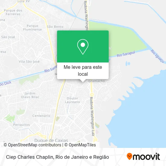 Ciep Charles Chaplin mapa