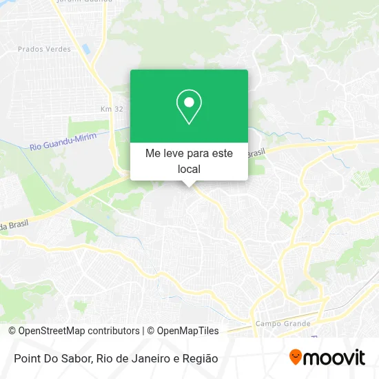 Point Do Sabor mapa