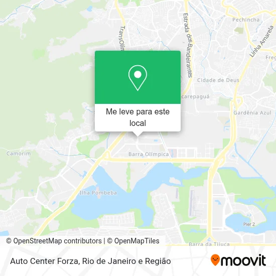 Auto Center Forza mapa