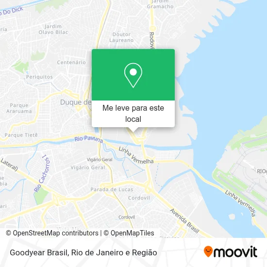 Goodyear Brasil mapa