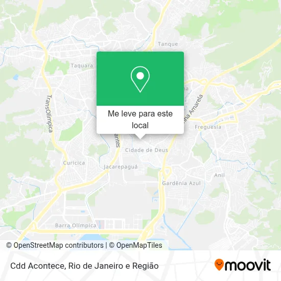 Cdd Acontece mapa