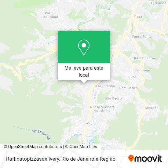Raffinatopizzasdelivery mapa