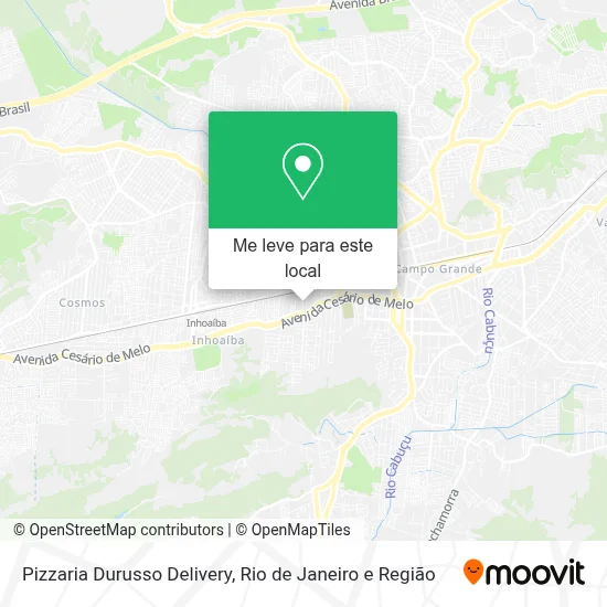 Pizzaria Durusso Delivery mapa