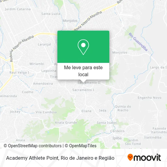 Academy Athlete Point mapa