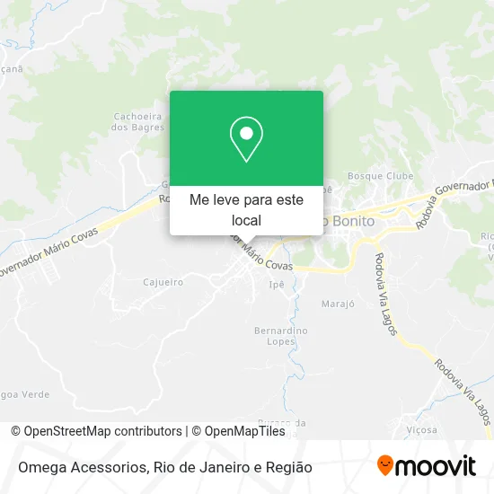 Omega Acessorios mapa