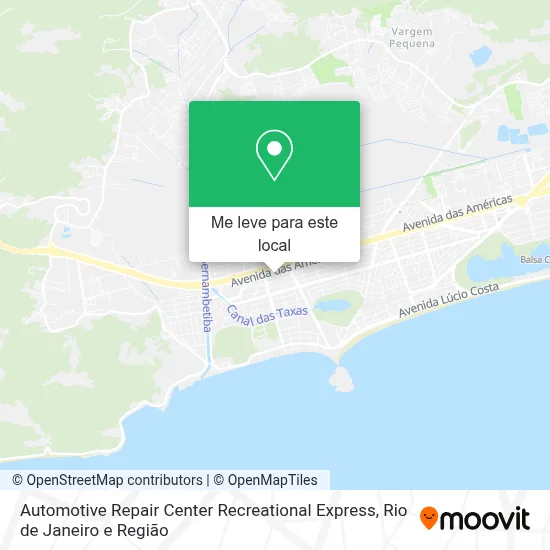 Automotive Repair Center Recreational Express mapa