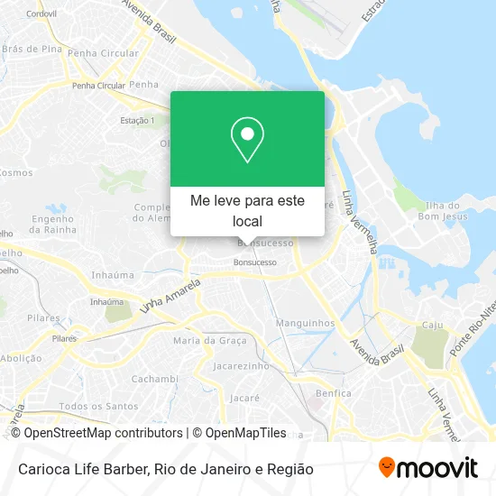 Carioca Life Barber mapa
