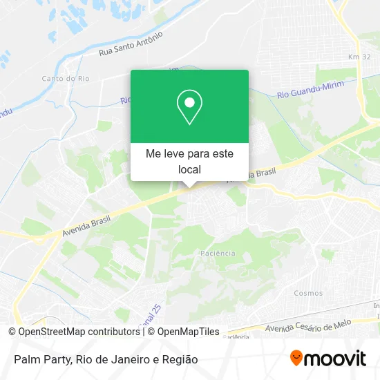 Palm Party mapa