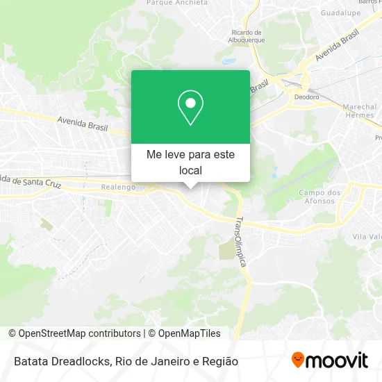 Batata Dreadlocks mapa