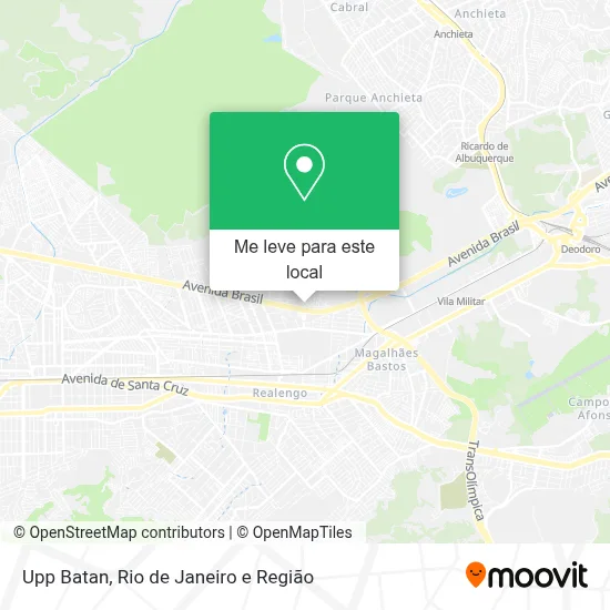 Upp Batan mapa