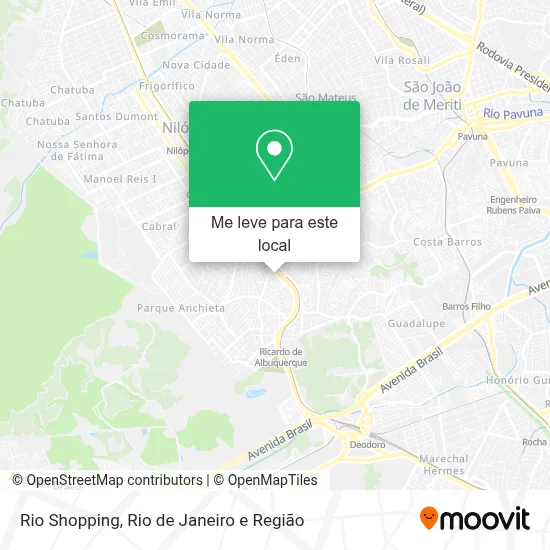 Rio Shopping mapa