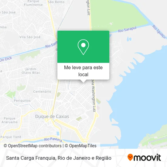 Santa Carga Franquia mapa