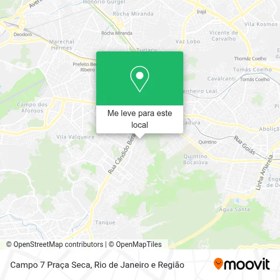 Campo 7 Praça Seca mapa