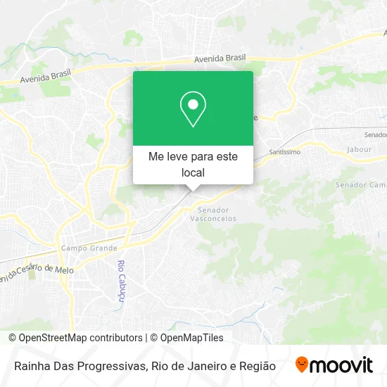 Rainha Das Progressivas mapa