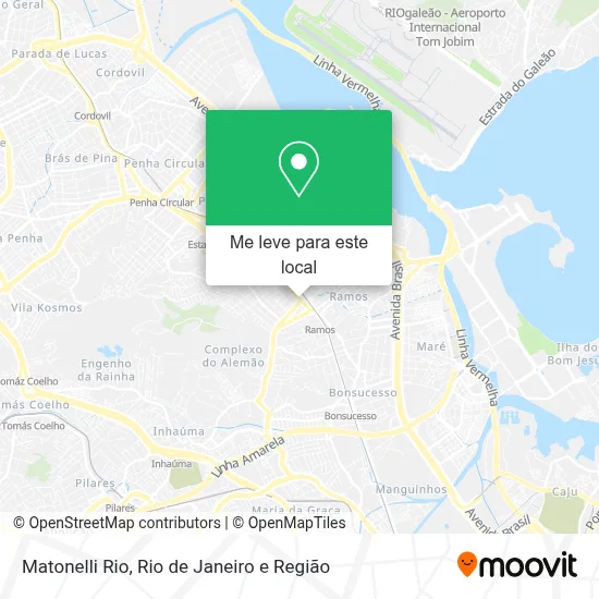 Matonelli Rio mapa