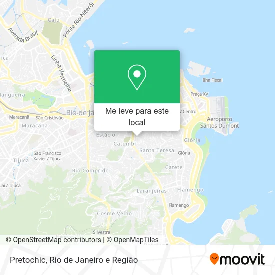 Pretochic mapa