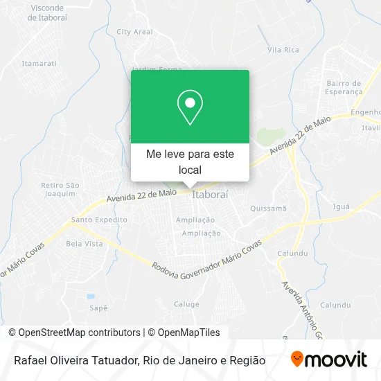 Rafael Oliveira Tatuador mapa