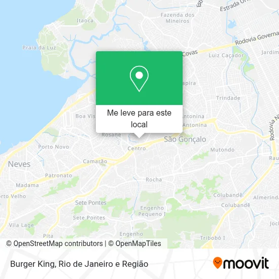 Burger King mapa