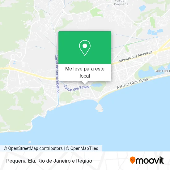 Pequena Ela mapa
