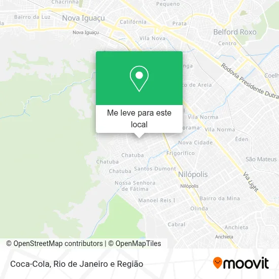 Coca-Cola mapa
