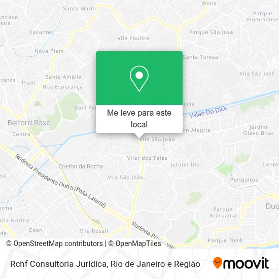 Rchf Consultoria Jurídica mapa